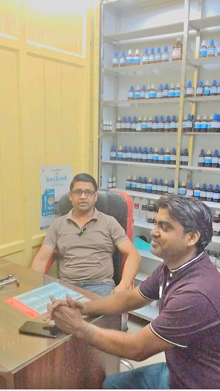 Doctor in consultation with patient